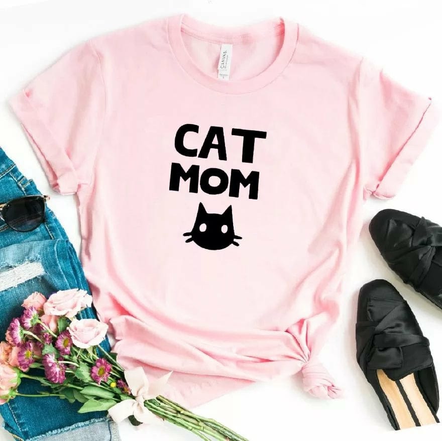 Camiseta de dama con diseño mot cat