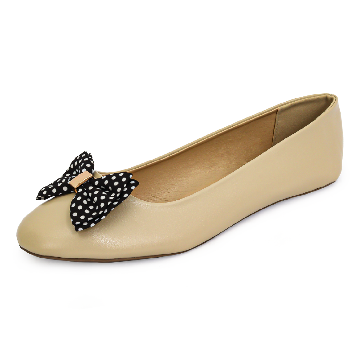 Luciré Faux Leather Bow Flats