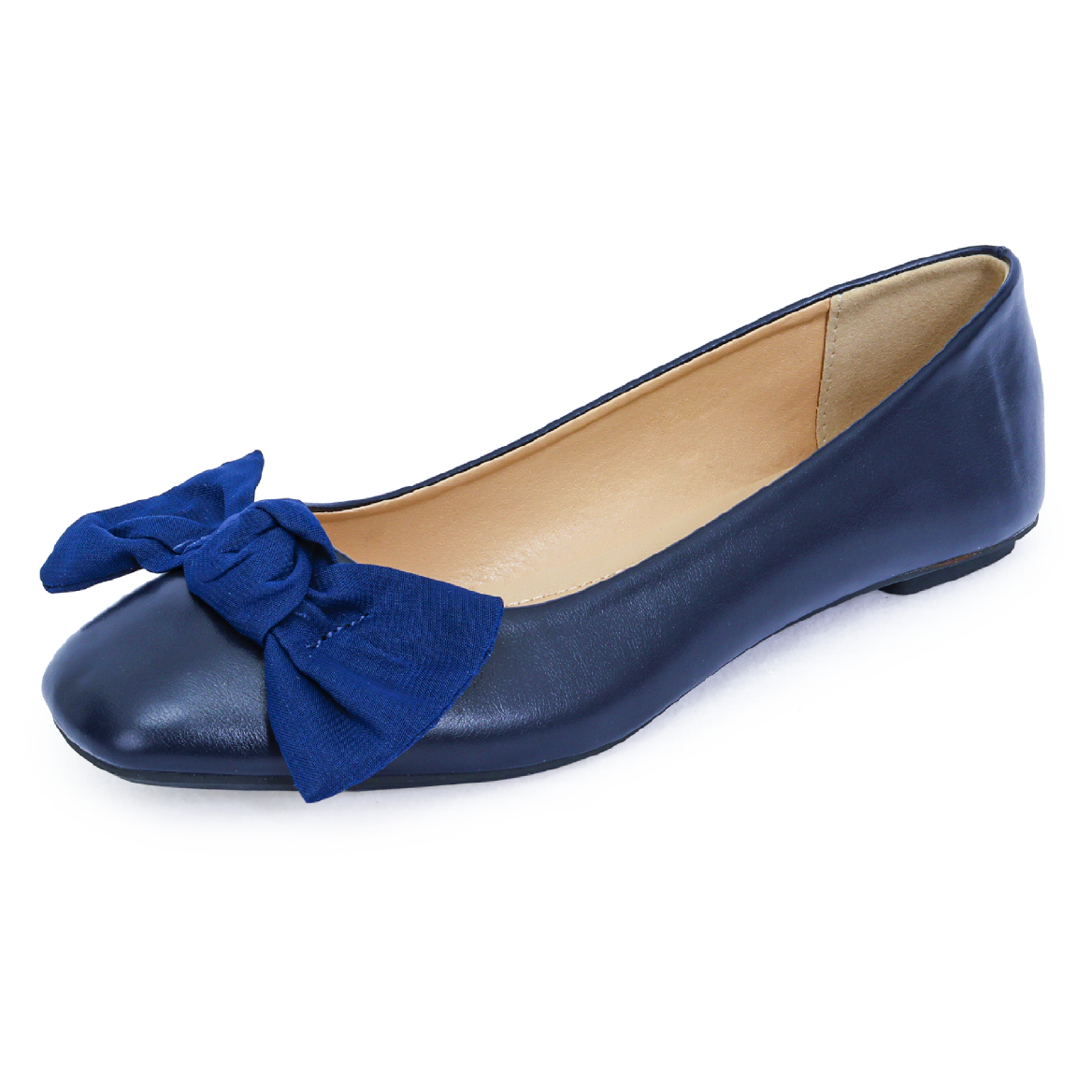 Zapatos Planos Con Punta Cuadrada Y Lazo Para Mujer Luciré
