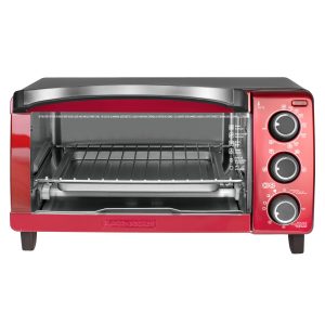 Black + Decker Red Toaster Oven