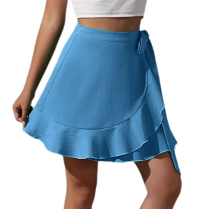 Women's Mini Wrap-Around Skirt
