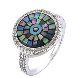 Mother-of-pearl ring