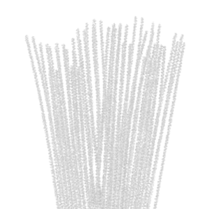 White Metallic Pipe Cleaner Pack 31CM