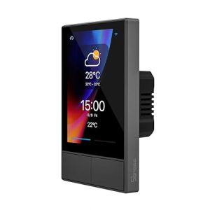 Sonoff Nspanel Smart Wi-Fi Decora Doble Interruptor Negro