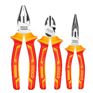 Juego de 3 alicates Ingco