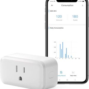 Adaptador de contador de energía inteligente Wi-Fi Sonoff S40 15A