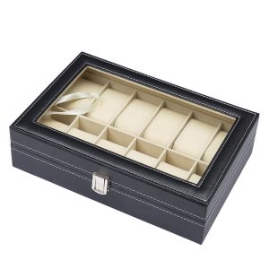 Faux Leather Watch Case