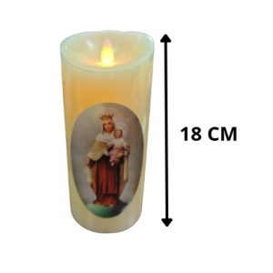 Virgin of Carmen Candle