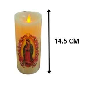Virgin Guadalupe Candle