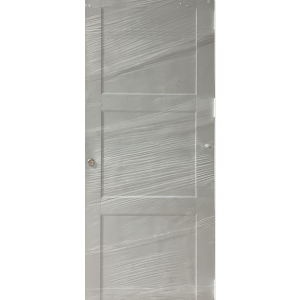 Metal Door Without Glass 3X7 Semi-French Iron Opens Left