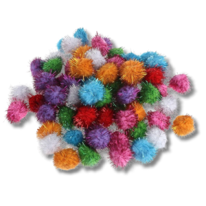 Metallic Pepa Balls Assortment 2CM 3 pieces