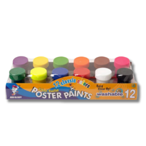 Tempera paints 12 colors