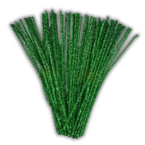 Green Metallic Pipe Cleaner Pack 31CM