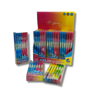 Panda pattern pen and eraser set