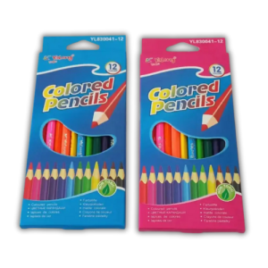 Pencil box with 12 colors