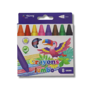 Large Colored Crayon 8 Colors