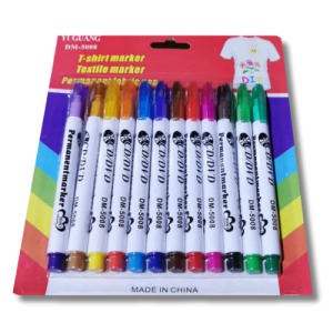 Permanent Marker Set (12 Colors)