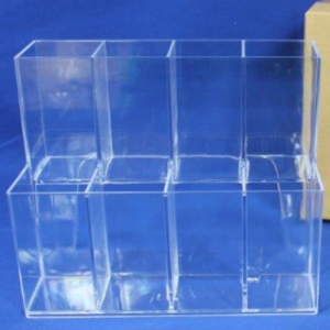 8-compartment pen holder