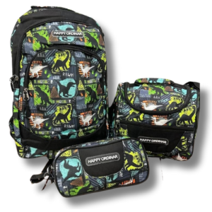 Dinosaur Backpack, Pencil Case and Lunchbox