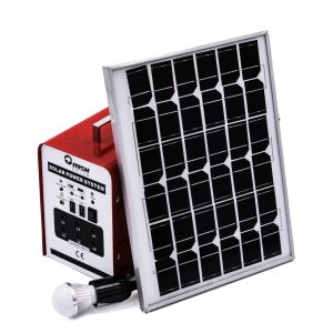 Kit Sistema Solar Pequeño Rojo 3 Focos